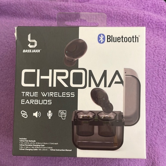 bass jaxx Headphones Bass Jaxx Bluetooth Chroma True Wireless